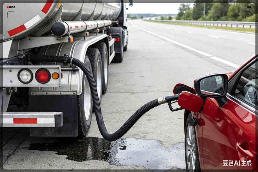 汇川区汽车救援送水案例